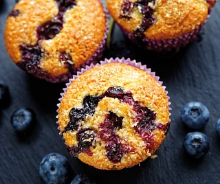 MorgenStund' Heidelbeer-Muffins