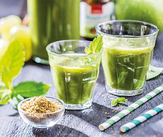 Frischer Grüner Smoothie